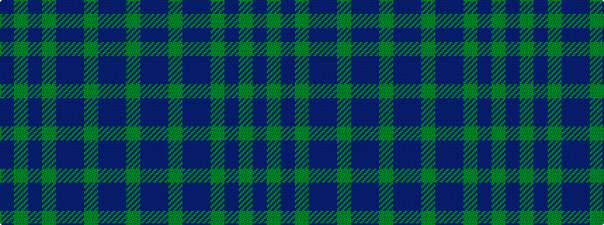 idealised woven sample of pattern BGBGBBGBBG