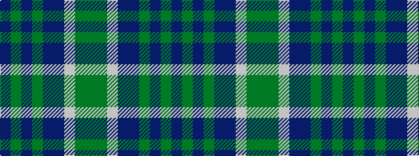 idealised woven sample of pattern BGBGBBWGG