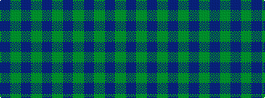 idealised woven sample of pattern BGBGBG