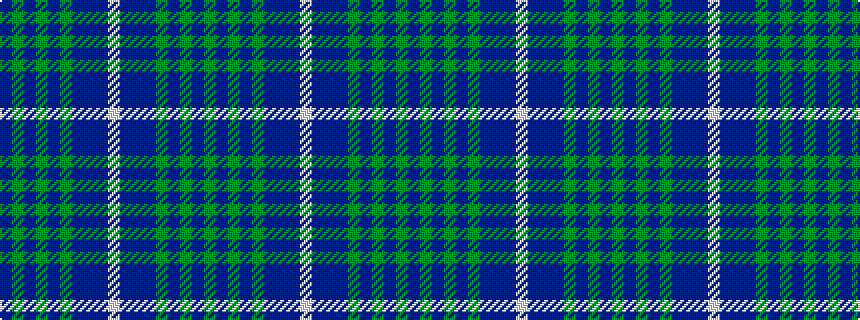 idealised woven sample of pattern BGBGBGBBBWBBBGBGBG