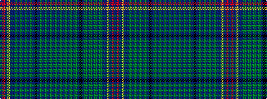 idealised woven sample of pattern BGBGBGBGBKBGBGBGBGBBYBRB