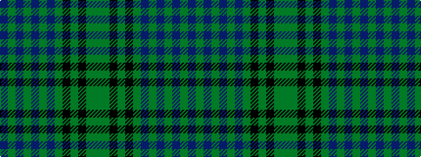 idealised woven sample of pattern BGBGBGBGKGKGG
