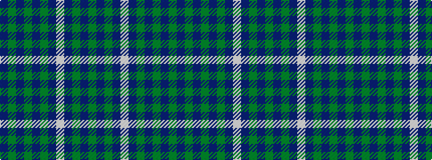 idealised woven sample of pattern BGBGBGBWBGBG