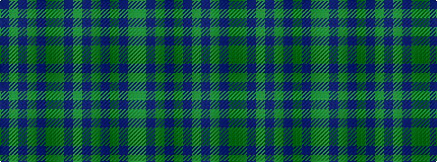 idealised woven sample of pattern BGBGBGGBGBG