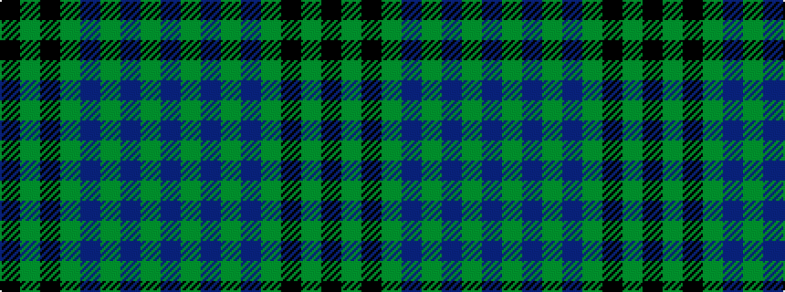 idealised woven sample of pattern BGBGBGKGK