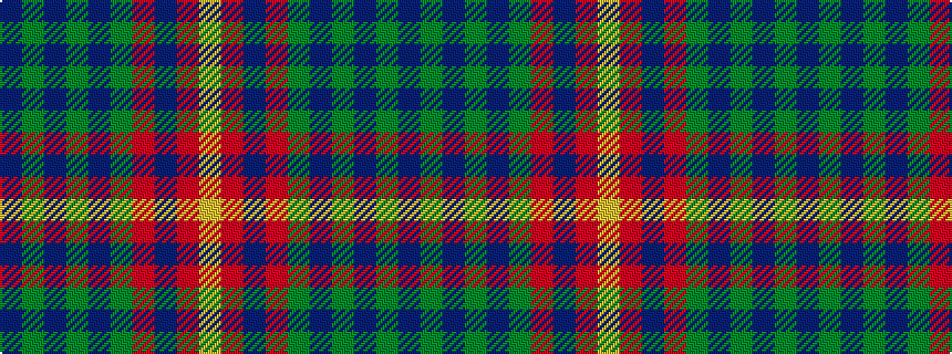 idealised woven sample of pattern BGBGBGRBRY