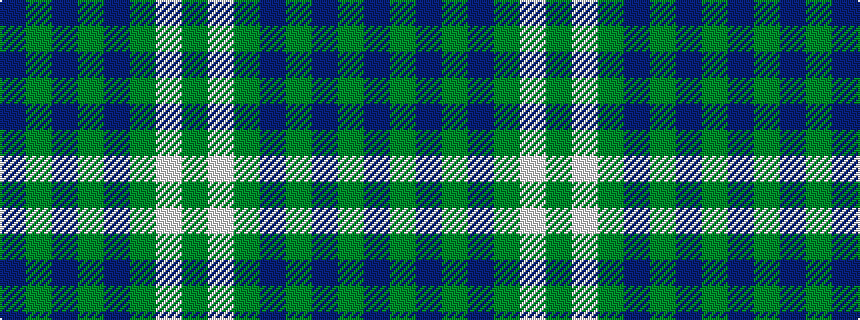 idealised woven sample of pattern BGBGBGWG