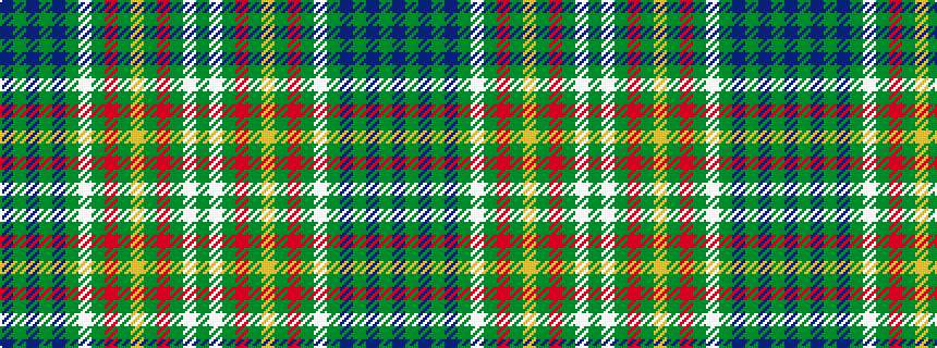 idealised woven sample of pattern BGBGBGWGRGYGRGWG