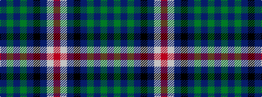 idealised woven sample of pattern BGBGBKBWR