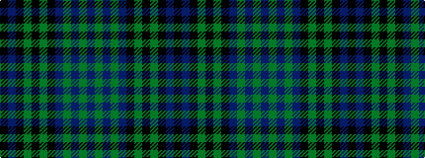 idealised woven sample of pattern BGBGBKGKGKBK