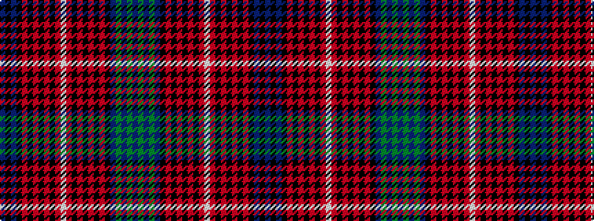 idealised woven sample of pattern BGBGBKRKRKRKRWRKRKRKRKBKB