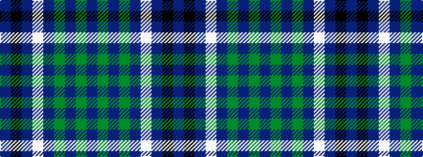 idealised woven sample of pattern BGBGBWBKB