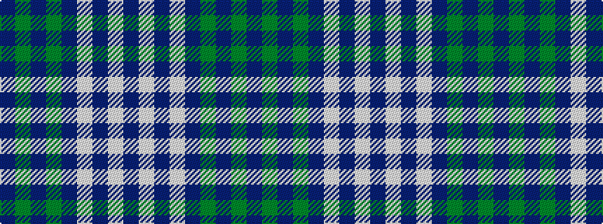 idealised woven sample of pattern BGBGBWBWB