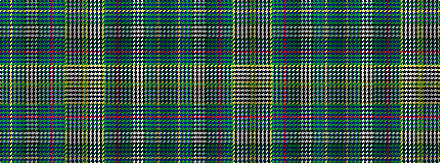 idealised woven sample of pattern BGBGBYBGBGBGKWKWKWKGBGBGBRBGBGBGYKWKWKWKYG