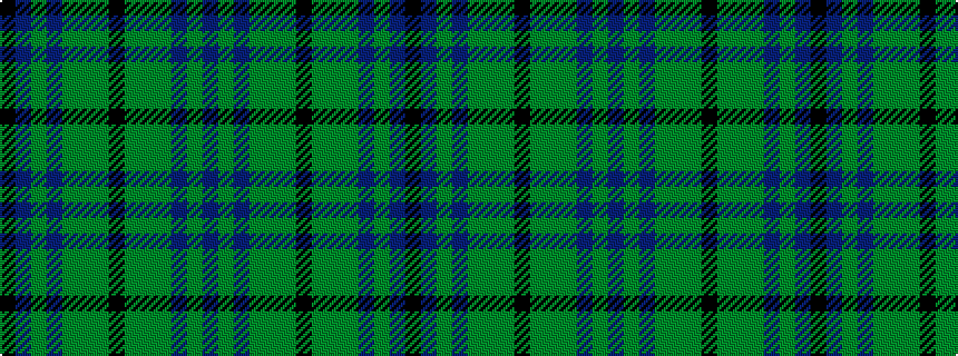 idealised woven sample of pattern BGBGGGKGGGBGBK