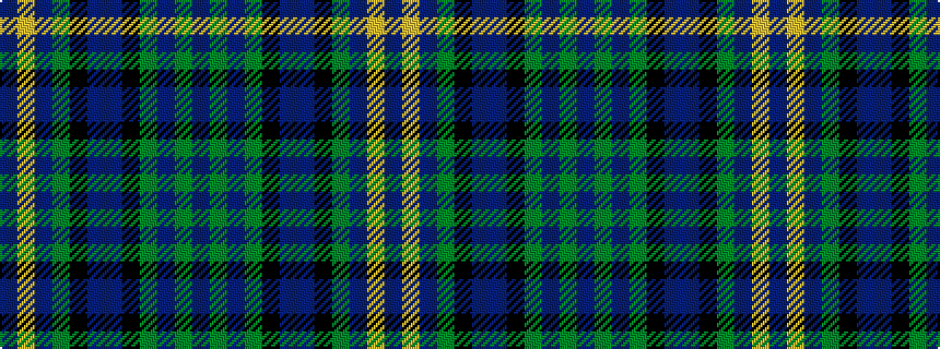 idealised woven sample of pattern BGBGKBBKGBYB