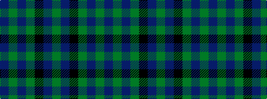 idealised woven sample of pattern BGBGKBG
