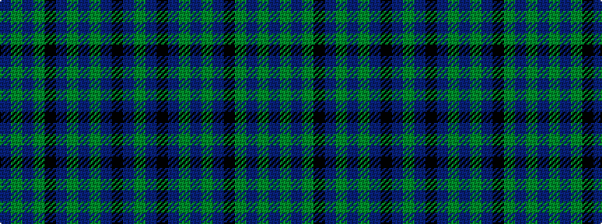 idealised woven sample of pattern BGBGKBGBGBKBG