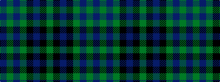 idealised woven sample of pattern BGBGKBKG