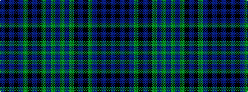 idealised woven sample of pattern BGBGKBKGBKBKB