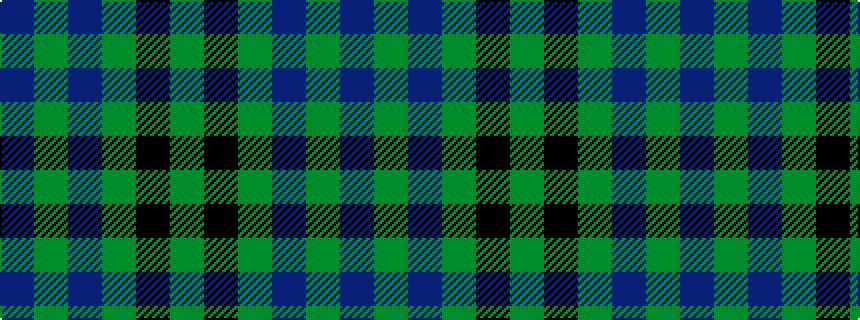 idealised woven sample of pattern BGBGKG