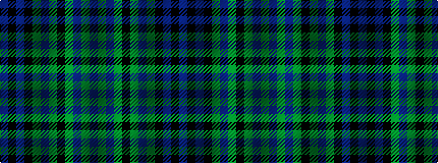 idealised woven sample of pattern BGBGKGBGKBKB