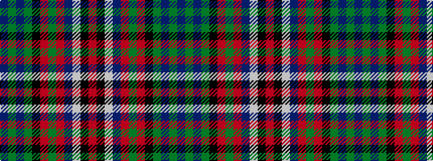 idealised woven sample of pattern BGBGKRGRBWKR