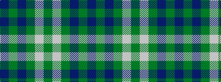 idealised woven sample of pattern BGBGWG