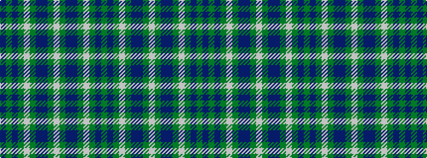 idealised woven sample of pattern BGBGWGBBGWGBBGWGBG