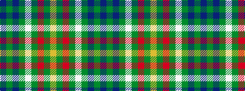 idealised woven sample of pattern BGBGWGRGY