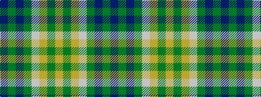 idealised woven sample of pattern BGBGWYGY