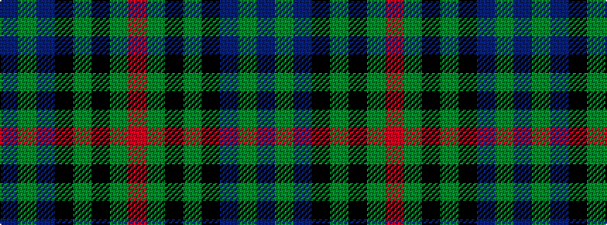 idealised woven sample of pattern BGBKGKGR
