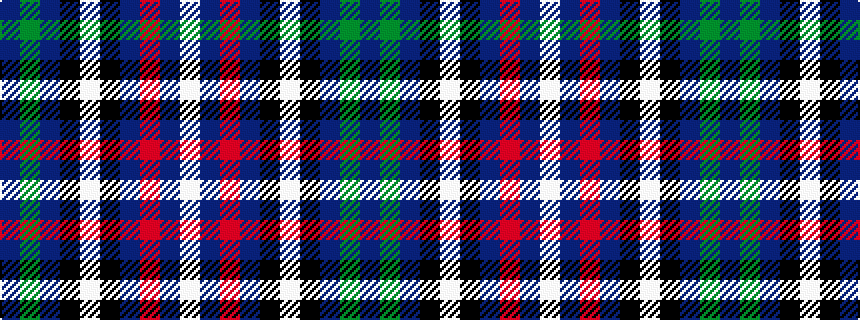 idealised woven sample of pattern BGBKWKBRBW