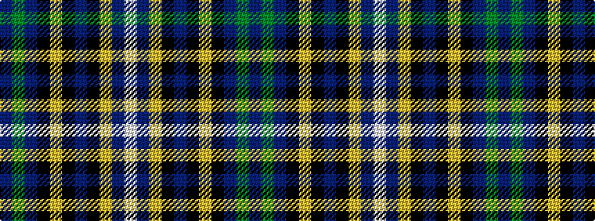 idealised woven sample of pattern BGBKYKBKYBW