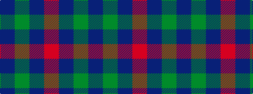 idealised woven sample of pattern BGBR