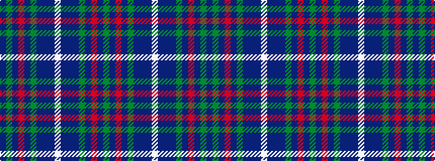 idealised woven sample of pattern BGBRBGBBBWBBBGBRBG