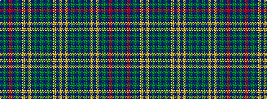 idealised woven sample of pattern BGBRBGBYBYBGBGBGBYBY