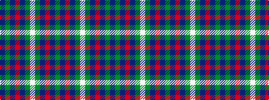 idealised woven sample of pattern BGBRBGWGBRBG