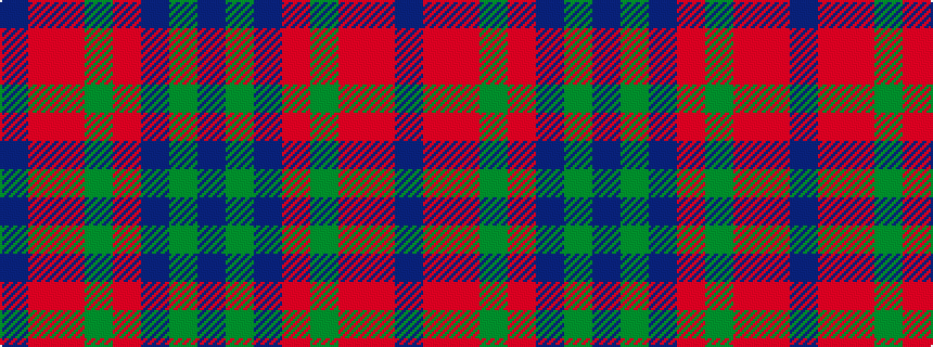 idealised woven sample of pattern BGBRGRRB