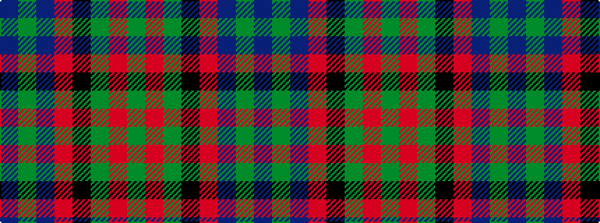 idealised woven sample of pattern BGBRKGRG