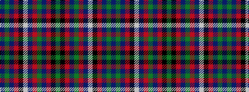 idealised woven sample of pattern BGBRKWBRGBRKG