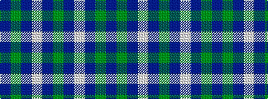 idealised woven sample of pattern BGBWBG