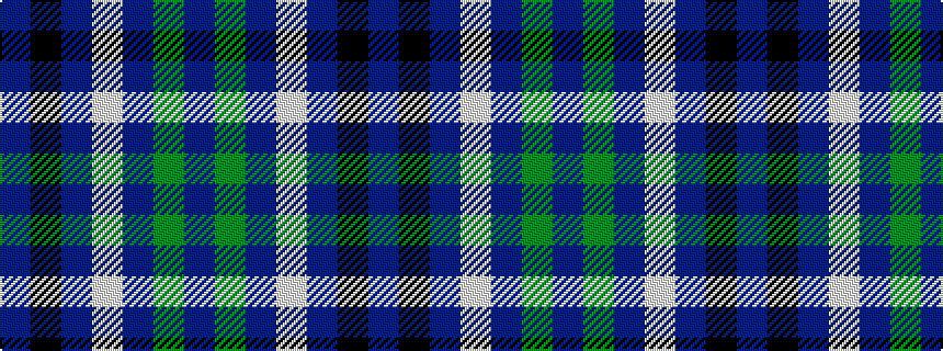 idealised woven sample of pattern BGBWBKB