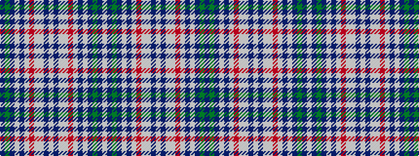 idealised woven sample of pattern BGBWBWRWWBWBWWRWBWBGBW