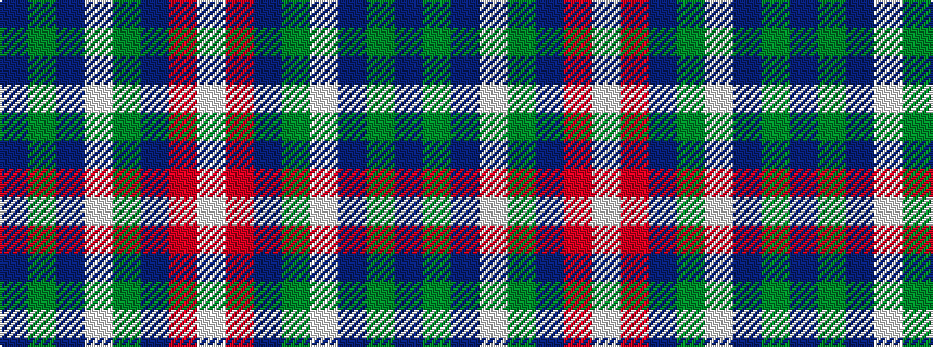 idealised woven sample of pattern BGBWGBRW