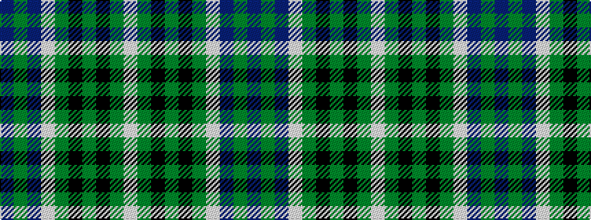 idealised woven sample of pattern BGBWGKGKGW