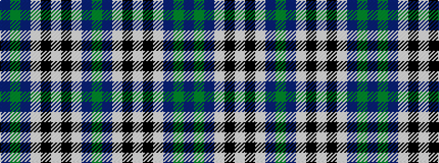 idealised woven sample of pattern BGBWKWKWBG