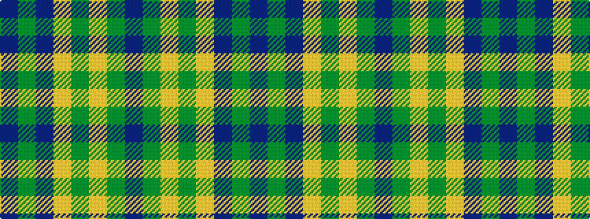 idealised woven sample of pattern BGBYGYGB