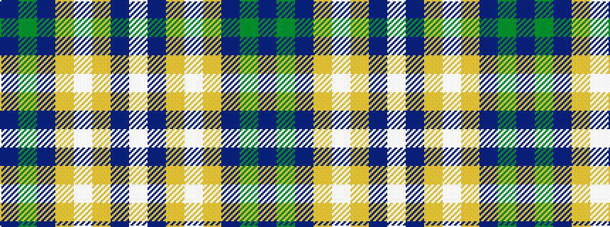 idealised woven sample of pattern BGBYWYBW