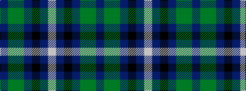 idealised woven sample of pattern BGGBKBW